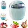 Generico Mini macchina per gelato personale, in soli 15 minuti,Gelatiera Elettrica da 17 oz per Sorbetto, Preparatore di Dessert Facile One-Touch, Congelamento Rapido per la Famiglia
