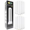 CLAR - Lampadina PLC Gemini S/E 9W Luce Naturale 4000K G23, Non Regolabile (Pack 10)