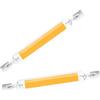 Hsientpe Lampadine LED R7S 78mm Dimmerabile, 10W 3000K Bianca Calda 1000LM, Equivalenti a 100W Alogene, 2 Pezzi