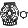 LIGHTAOTAO Copertura Motore Ventilatore da Pavimento Nera in Plastica | Ricambio per Alloggiamento Motore, Finitura Liscia Moderna, Dado Incluso, Festa Estiva
