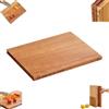 Generic Set di 3 taglieri a libro con supporto, taglieri da cucina in legno che sembrano libri, etichettati per carne e pesce, formaggio e pane, frutta e verdura, set regalo per cucina e cucina
