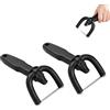 Sovtay Handheld Meat Cutter and Fat Trimmer, Ha𝐧dheld Fat Trimmer For Beef & Pork, U-Shaped Curved Holder Targets Surface F𝐚t for Carving Steak, Brisket, Lamb (2pcs)