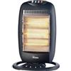 ARDES HALO 12 AR454B Stufa elettrica alogena 1200 W con 3 livelli | oscillazione orizzontale e copertura 40 m³, termoventilatore a basso consumo per uso domestico