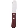 PRETYZOOM Coltello da Formaggio Lama Dentata in Acciaio Inossidabile e Manico in Legno, Resistente All'usura, per Spalmare Burro e Formaggi in Cucina