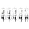 BOLLUMA 5x Lampadina Alogena Fresnel 150W 3200K 230V GX6.35, Lampada Alogena Fresnel a Fascio Continuo, Luce Video al Tungsteno Caldo per Film, Spot Pubblicitari, Notizie, Fotografia di Prodotti