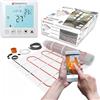 Termofol Kit Riscaldamento a Pavimento con Termostato - Riscaldamento Elettrico a Pavimento - Superficie - 1 m² - Potenza 150W/m², per Bagno, Soggiorno e Cucina - Termostato - WIFI