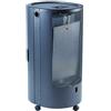 Marvinweb Stufa a gas Marvin Blue Belle Chic made in Italy trasportabile 5 ruote con portabombola (Nero)