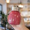 BSOMAM Borraccia termica in acciaio inox da 200 ml, ideale per liquidi caldi o freddi (rosso)
