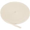 PATIKIL Nastri in Sbieco di Cotone 1cm 45m Nastro Cotone Twill Nastro Rilegatura Fettuccia Spina Pesce per Cucito Regalo Avvolgimento Artigianato Fai Da Te Beige