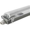 Ledvion Plafoniera stagna 60cm IP65 senza tubo | Per garage officina cantina e aree di montaggio protette con installazione facile