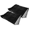 vhbw 20x sacchetto compatibile con Bosch GAS 1200 L, 35 L AFC, 35 M AFC, 35 L SFC+ aspirapolvere - 37,5cm x 26cm nero