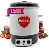 WECK Sterilizzatore elettrico WAT 15 (sterilizzatore a smalto, dispensatore di acqua calda, fornello per vino caldo, termostato, timer, 29 litri) 6830