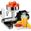 Reber Spremipomodoro Elettrico N.5 500W per Salsa di Pomodoro e Conserve | per Marmellate e Succhi di Frutta, Produzione fino a 340 Kg/h, Accessori in Acciaio Inox, Motore a Induzione per Uso Continuo