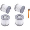 Generico 4 Pezzi HEPA Filtro Di Ricambio Compatibile Con | JIMMY JV83 JV51 JV53 CJ53 C53T CP31