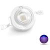 CHANZON 10pcs chip LED ad alta potenza 3W ultravioletti viola (UV 405nm/400mA-500mA/DC 3V-3.4V/3 Watt) SMD COB componenti LED emettitore di luce 3W ultravioletti lampadina illuminazione fai da te