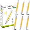 AEPOYU R7S 118mm LED 20W Bianco Naturale 4000K, 2000lm, J118 COB LED Lineare Equivalente Alogena R7S 200W, Lampadina R7S LED 118mm Slim per Illuminazione Interna, Dimmerabile, set di 6