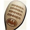 FastCraft Cucchiaio da forno in legno ispirato a Batman, idea regalo di compleanno
