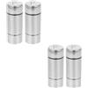PRETYZOOM 2 Set Agitatore Di Bottiglia Di Condimento Shaker Di Sale E Macina Sale Contenitori Cucina Contenitore Cucina Bottiglie Di Spezie Da Cucina Silver 2 Pezzi * 2