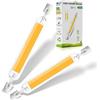 Aseoacc Lampadina R7S LED 118 mm (20 W) Dimmerabile | Illuminazione a 360° | Sostituisce una lampadina alogena da 200 W | Durata di 30.000 ore | 2000 lm (Bianco caldo 3000K, 2 pz 118mm)