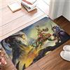Bioputty Tappetino da bagno He-Man e Master of The Universe Defeat Enemy Home Decor Durevole Benvenuto Zerbino Entryway Tappeti antiscivolo Tappeto da ingresso Tappeto da bagno Tappeto da cucina 60 x