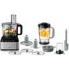 Braun FP 3233 Si Robot da Cucina 800 W 2,1 L Nero, Acciaio Inox