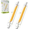 MJGFD Lampadina R7S LED 118mm Dimmerabile 20W, Equivalente a 200W Lampada Alogena, Lampadine Bianca Calda 3000K, 2000LM Nessun Sfarfallio, Illuminazione Fascio 360°, 2 Pezzi