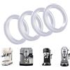 PUZZLEQ Guarnizione in silicone per DeLonghi Dedica EC680 EC685 EC695 EC820 EC785 EC885 EC850 EC860 EC9335M EC9355M EC9665M EC9665M & SMEG ECF01, confezione da 4