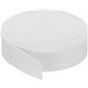 PATIKIL 1/2,5cm Nastro in Twill di Cotone 10 Iarde Nastro Cotone Nastro di Sbieco Fettuccia a Spina di Pesce per Cucito Confezione Regalo Artigianato Fai Da Te Bianco