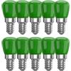 WULUN E14 lampadina LED colore, lampadina 3W, adatto per AC220-240V, Halloween/Natale/feste, lampadina a colori bar/feste, verde