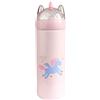 Emartbuy 330 ml Unicorno Acciaio Inossidabile Assoluto Isolamento Termica Caldo Freddo Borraccia Bottiglia D'acqua a Prova di Perdite Bambini Carina Cool - Rosa