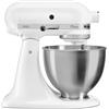 KitchenAid Robot da Cucina 4,3L Bianco porcellana | Impasta, monta e mescola per la pasticceria quotidiana; 10 velocità, movimento planetario e resistente struttura in metallo