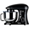 eldom Robot da cucina, miscelatore planetario, ciotola con manico in acciaio inox con una capacità di 6,2 litri, 6 livelli di velocità, impastatrice per mescolare, impastare e montare, spatola, 2200 W