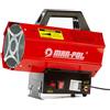 IMJ-Global Riscaldatore gas 30kW con tubo 1,5 m e riduttore, struttura metallica resistente, accensione rapida, aria calda pulita, ideale per cantieri, magazzini e spazi ben ventilati