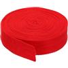 PATIKIL 1,2/3cm Nastri in Sbieco di Cotone 9m Nastro Cotone Twill Nastro Rilegatura Fettuccia Spina Pesce per Cucito Regalo Avvolgimento Artigianato Fai Da Te Rosso
