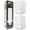 CLAR - Lampadina PLC Gemini D/E 18W Luce Clada 4000K G24q-2, 4 Pin, Non Regolabile (Pack 10)