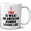 EllieBeanPrints Tazza da corsa - This is what an Awesome Runner sembra divertente regalo per la corsa