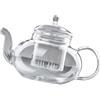 OKUMEYR Teiera Resistente al Calore Filtro Integrato e Chiusura Ermetica da 800ml in Vetro Borosilicato per Ufficio e Attività All'aperto