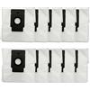 Daaxing Confezione da 4/10 sacchetti per aspirapolvere per aspirapolvere 360 S8 Plus/per Botslab S8 Plus/per HONOR for Choice R2 Plus, accessori di ricambio (10 pezzi)
