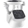 Moulinex HF80CBK Companion Robot da Cucina Multifunzione, 1500 W, 3L, da 30 a 150 °C, 12 Programmi Automatici e Modalità Manuale, 6 Accessori Dedicati, Ricettari Personali Tramite l'App