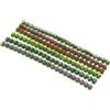 PATIKIL 7.9 Miniatura Arbusti Strisce Statico Fiore Arbusti Multicolore | 1 Set/6pz, Vegetazione Gruppi Artificiale Cespuglio Modello, per Fai da Te Costruzione Modello Treno