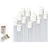 braytron LED TUBO 60cm 120cm 150cm - 2x PEZZO, 150cm 24W Warmweiß