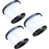 LRFDRESS 3 pezzi Ricambi filtro HEPA per aspirapolvere Compatibile con SILVERCREST SHAZ 22,2 C3 pezzi filtro aspirapolvere a mano Accessori
