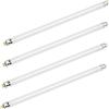 TBE Lighting Lampade fluorescenti T5 14w 549mm - Lampadine CFL - G5 a 2 pin - Lampade ad alta efficienza T5, bianco freddo 4000-4500K (confezione da 4)