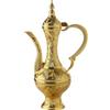 Alisveristime Piccola brocca decorativa in zamac Ewer - Miniatura di ispirazione ottomana con coperchio per la decorazione della casa (21 x 12 x 7 cm) (oro)