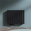 doporro Scaldasalviette Termoarredo da Bagno 77x60 cm per Parete | Acciaio al Carbonio, Pannello a Doppio Strato, Montaggio a Parete, Riscaldamento ad Acqua Calda, Utilizzo in Camera da Letto