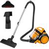 Hoteche Aspirapolvere senza sacchetto da 2000 W, giallo, brocca di polvere da 3 l, confezione colorata