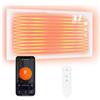 Mursche Riscaldamento Infrarossi Risparmio Energetico - 450W Stufetta Elettrica da Bagno Parete A Pannelli, A Parete, Con Protezione Da Surriscaldamento APP
