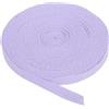 PATIKIL Nastri in Sbieco di Cotone 1cm 9m 100% Nastro Cotone Twill Nastro Rilegatura Fettuccia Spina Pesce per Cucito Regalo Avvolgimento Artigianato Fai Da Te Luce Viola