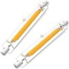 MJGFD R7S LED 118mm 20W Dimmerabile Lampadina, LED R7S 118mm Equivalenti a 200W Lampada Alogene, Bianco Caldo 3000K 2000LM, Illuminazione Fascio 360°, Nessuno Sfarfallio, 2pcs