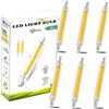 AEPOYU 20W Lampadina R7S LED 118mm Evidenziare, R7S LED Dimmerabile 2000LM Bianco Caldo 2700K,AC 220-240V,R7S Lampadina Equivalente a 200W lampada alogena,6 pcs